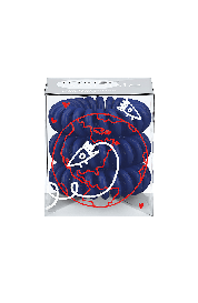 Spiralna  gumica za lase - Invisibobble temno modra